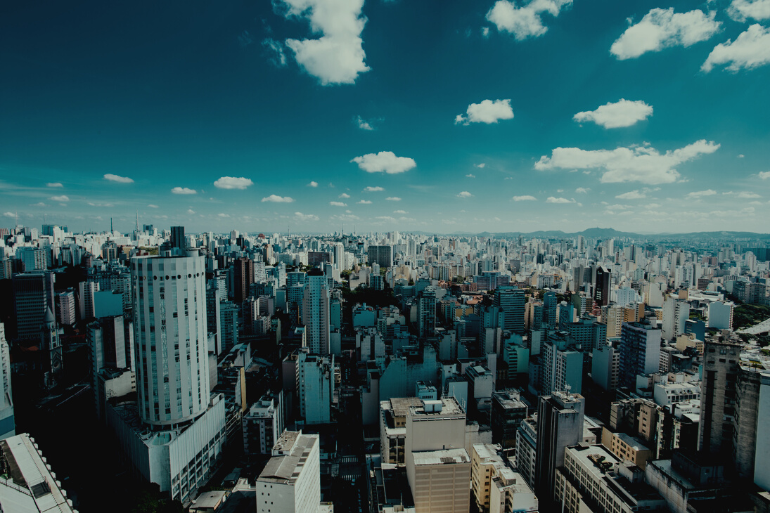 Aerial Photography of City Skyline